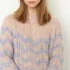 Second Female Juliette Chambray Blue O-neck Knit Jumper