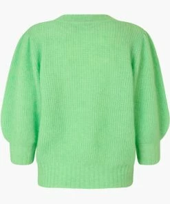 Second Female Brooky Absinthe Green Knit Puff Ss