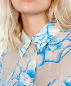 Second Female Shirt Berit Silver Lining