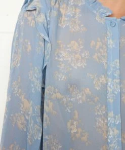 Second Female Aster Ashley Blue Shirt