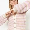 Second Female Yolan Knit Cardigan Orchid Bloom