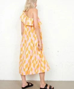 Second Female Dorit Marigold One Shoulder Dress