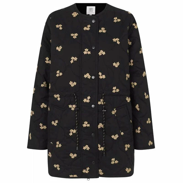 Second Female Wisteria Quilt Jacket - Black