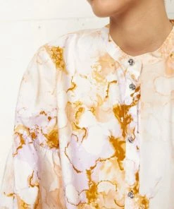 Second Female Lica Long Sleeve Shirt - Pearled Ivory