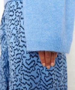 Second Female Brook Knit Cornflower Blue