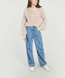 Second Female Yolan Striped Knit Sweater