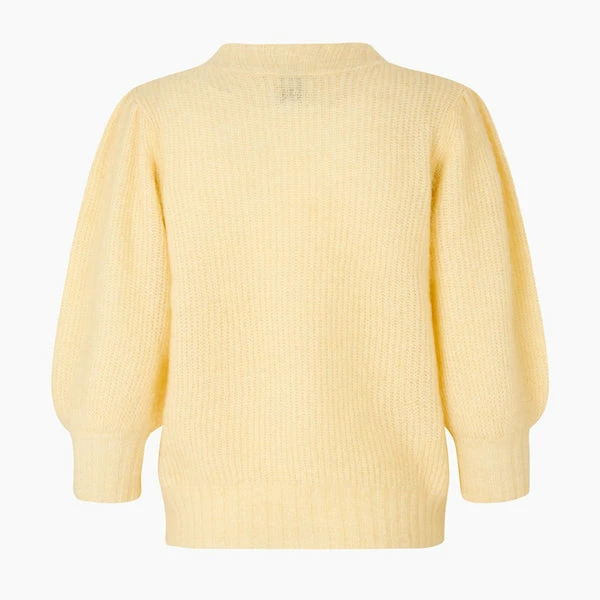 Second Female Brooky Banana Crepe Knit Puff Ss