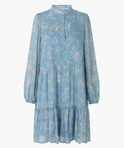 Second Female Ashley Blue Aster Dress