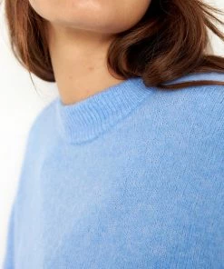 Second Female Brook Cornflower Blue Wide Sleeve Knit