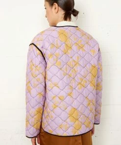 Second Female Lyng Quilted Jacket - Orchid Bloom