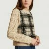 Second Female Louisa Checked Sleeveless Sweater