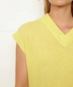 Second Female Brook Boxy Knit - Limelight