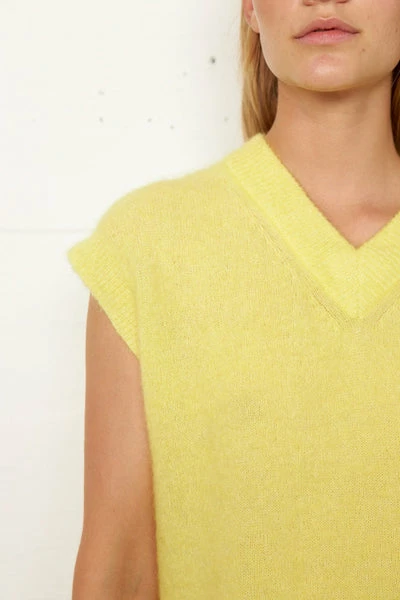 Second Female Brook Boxy Knit - Limelight