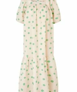 Second Female Gro Maxi Dress Green Spot
