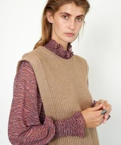 Second Female Venezia Blouse In Dusky Pink