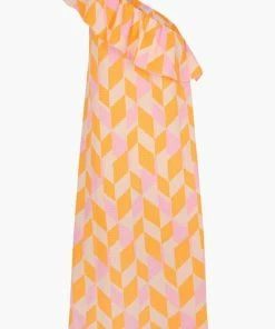 Second Female Dorit One Shoulder Dress Marigold