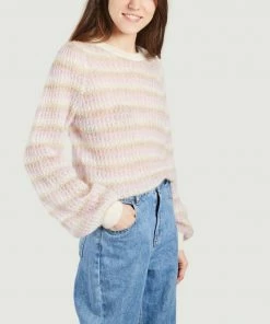 Second Female Yolan Striped Knit Sweater