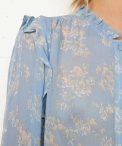 Second Female Ashley Blue Aster Shirt