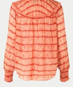 Second Female Long Sleeved Blouse In Dusty Coral