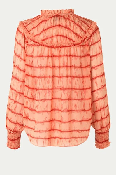 Second Female Long Sleeved Blouse In Dusty Coral