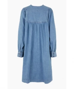 Second Female Jeanie Dress Denim Blue