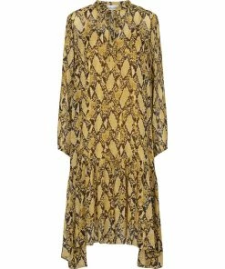 Second Female Chai Tea Snake Midi Dress