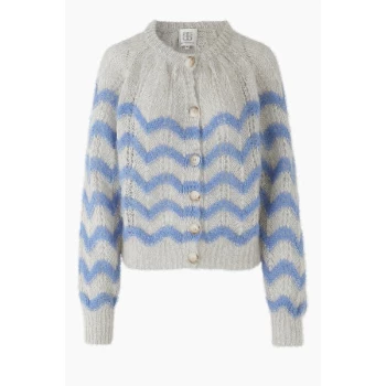 Second Female Juliette Knit Cardigan Brunnera Blue