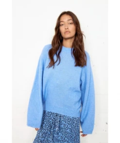 Second Female Brook Knit Cornflower Blue