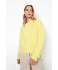 Second Female Brooky Knit Puff O’Neck Lemon