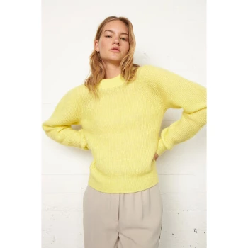 Second Female Brooky Knit Puff O’Neck Lemon