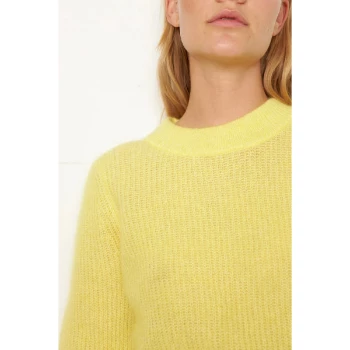 Second Female Brooky Knit Puff O’Neck Lemon