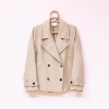 Second Female Short Raw Gabardine Jacket